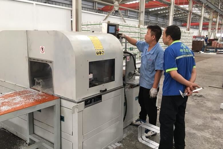 適用于電動機外殼切割的DS-A800鋁合金切割機已服務于南平、中亞鋁業